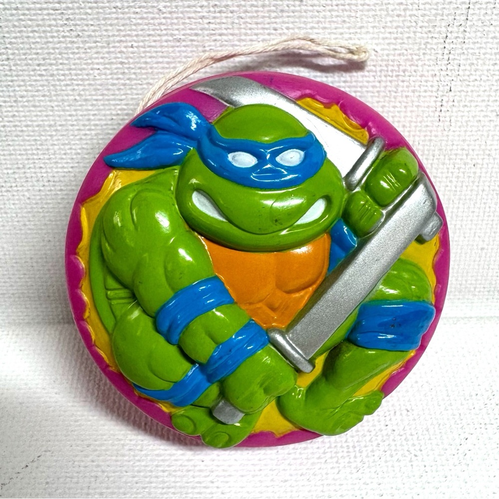 1989 TMNT Leonardo Yo-Yo Vintage Mirage Studios Teenage Mutant Ninja Turtles